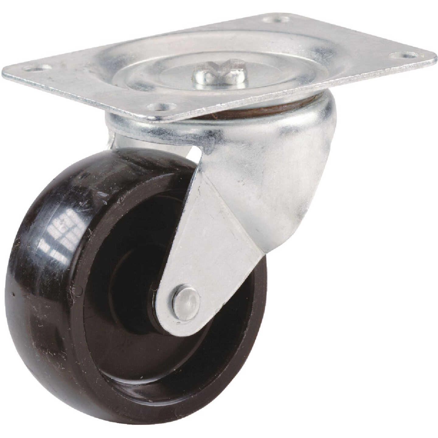 Shepherd Hardware 2-1/2 In. General-Duty Polypropylene Swivel Plate Caster Image 1