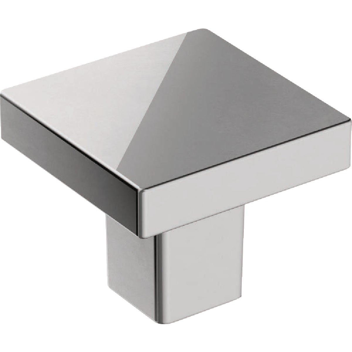 Amerock Monument 1.1875 In. Square Polished Chrome Cabinet Knob