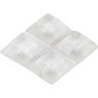 Do it 3/4 In. Square Opaque Furniture Bumpers,(12-Count) Image 1