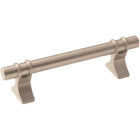 Amerock Davenport 3.75 In. Satin Nickel Cabinet Drawer Pull Image 1