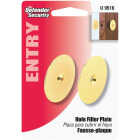 Defender Security Brass Hole Cover Image 2