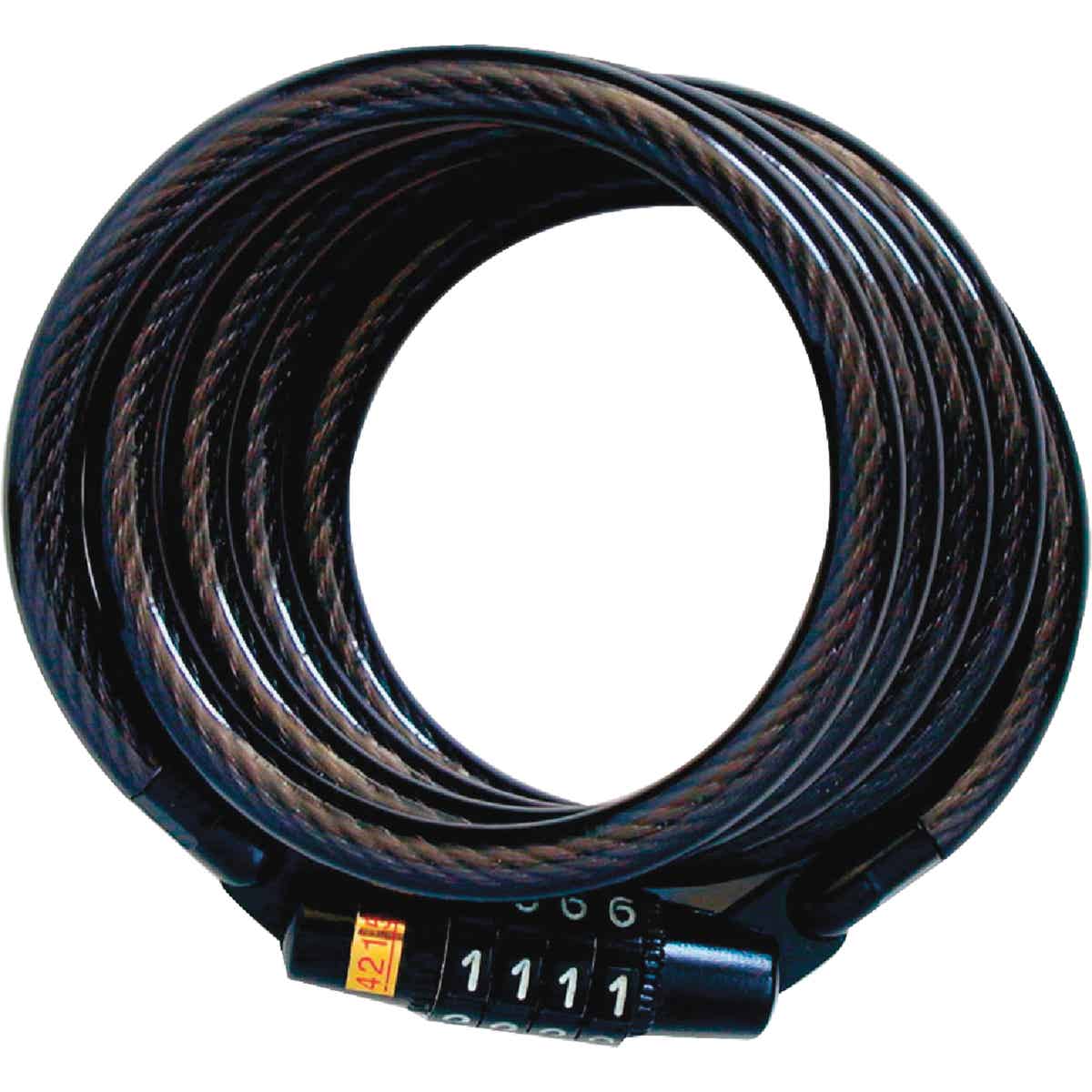 Master Lock 4 Ft. x 3/8 In. Self Coil Bicycle Lock Image 3