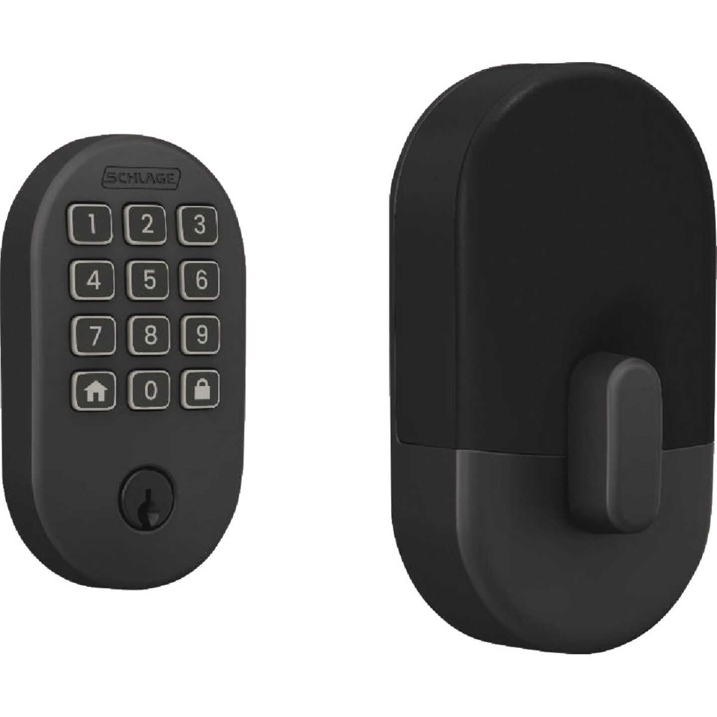 Schlage Arrive Remsen Matte Black Smart WiFi Deadbolt Image 1