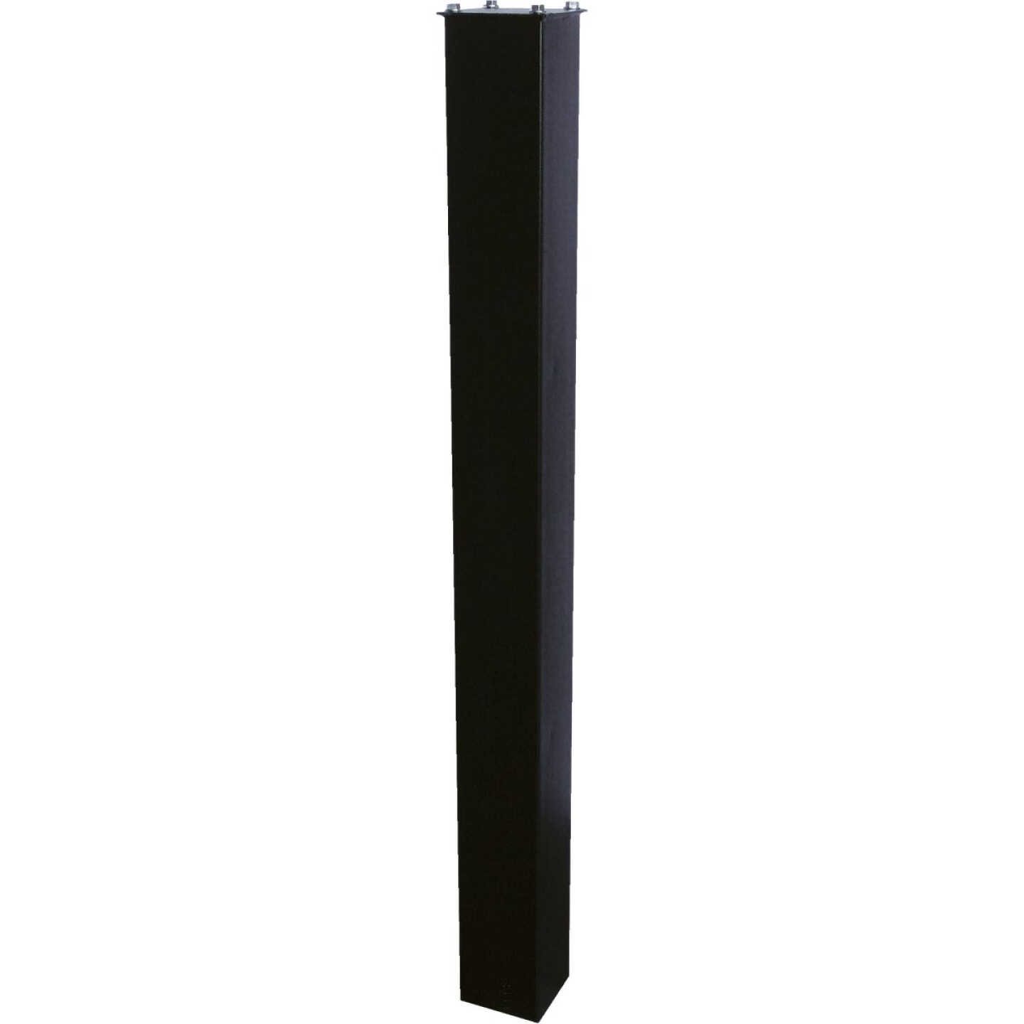 Mail Boss Black Heavy-Duty Square Mailbox Post Image 1