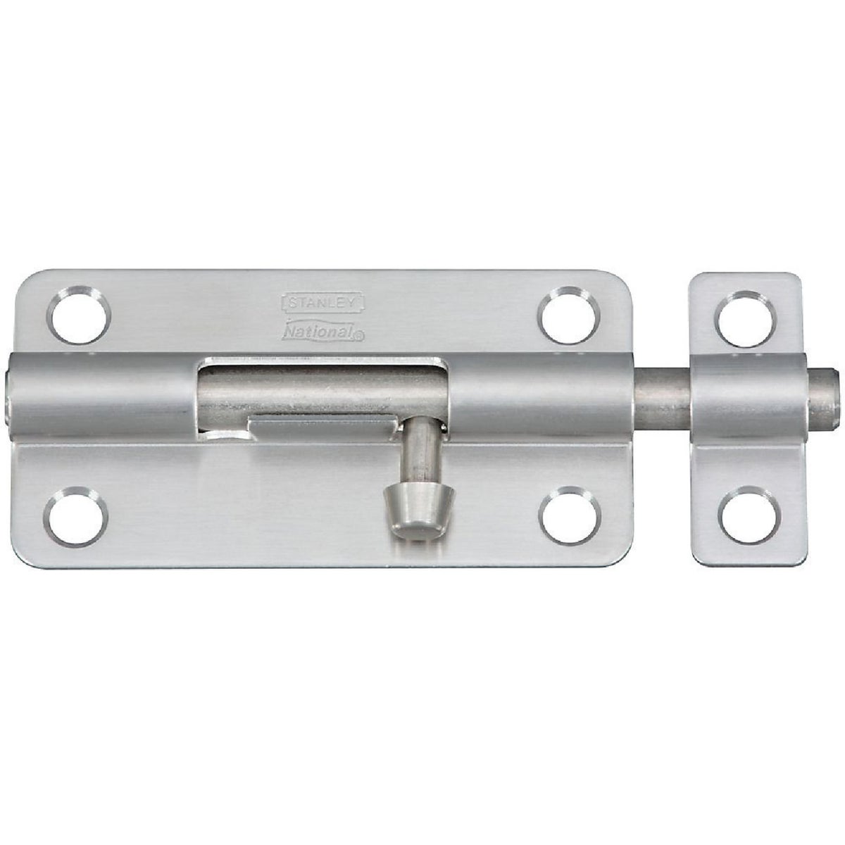 National Hardware 4 In. Stainless Steel Door Barrel Bolt
