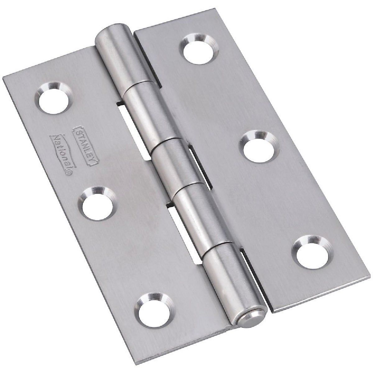 National Hardware 3 In. Stainless Steel Narrow Tight-Pin Hinge (2-Pack)