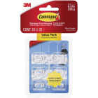 Command Clear Mini Hooks, Clear, 18 Hooks, 32 Strips Image 1