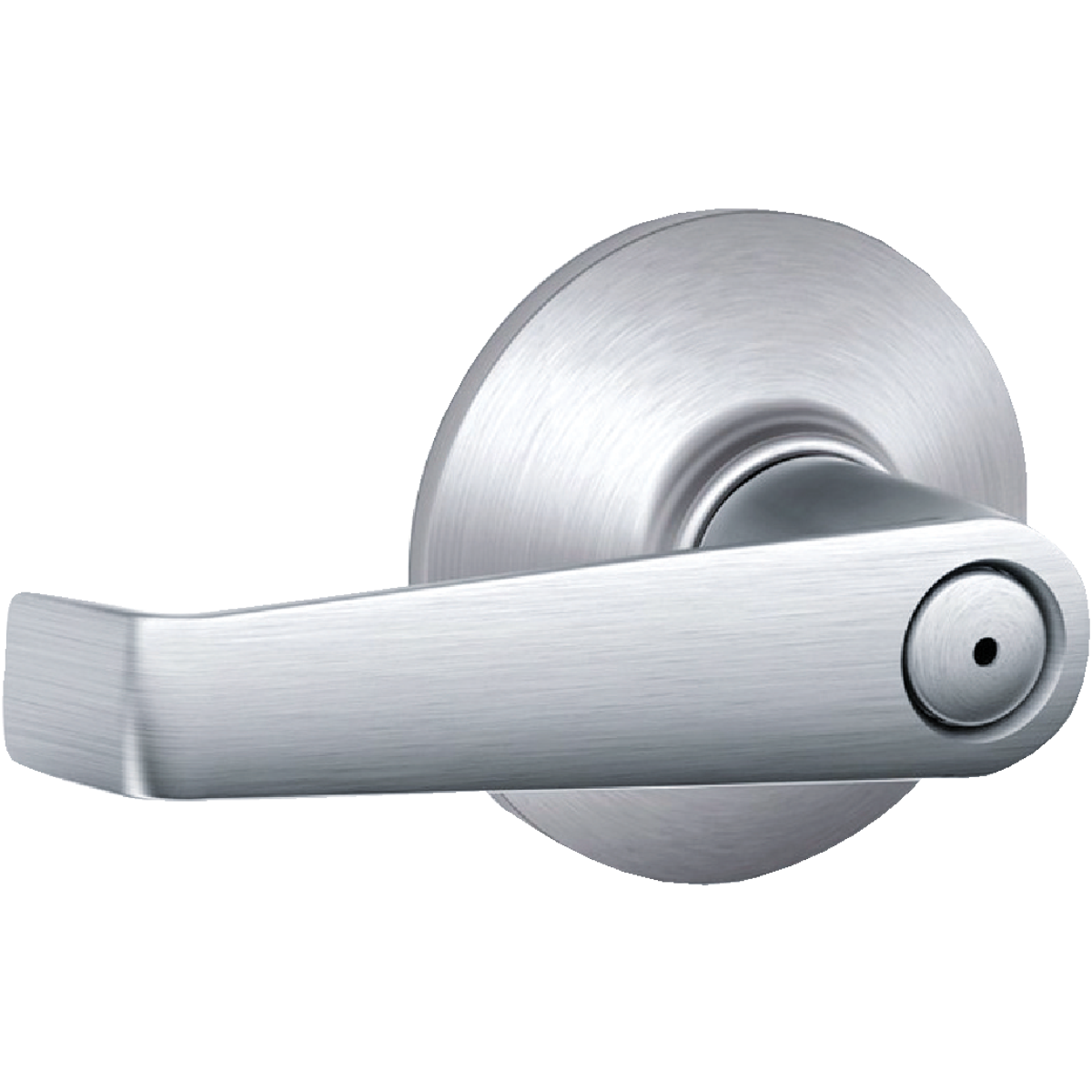 Schlage Elan Satin Chrome Privacy Door Lever Image 1