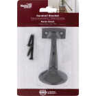 National Hardware Matte Black Zinc Handrail Bracket Image 2