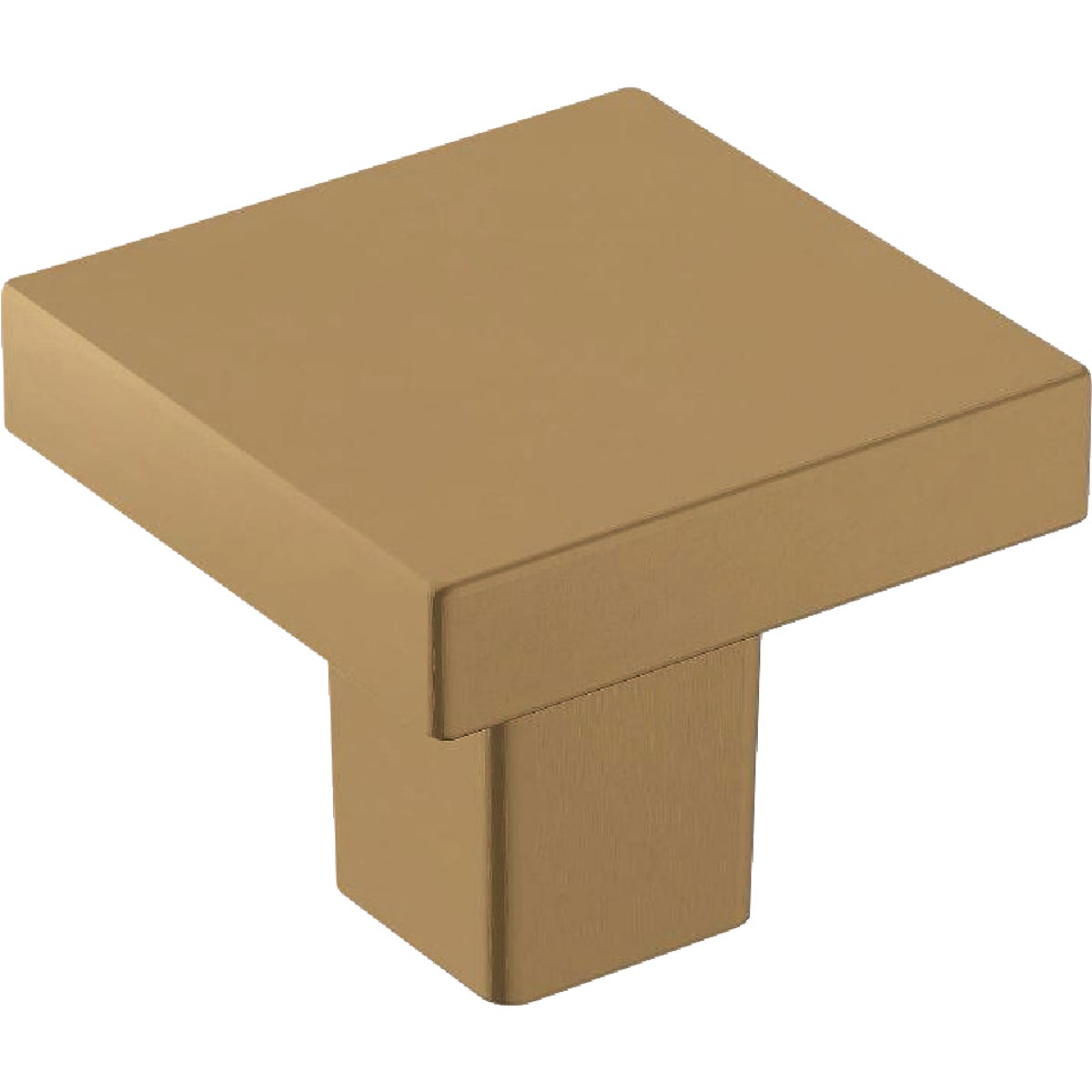 Amerock Monument 1.1875 In. Square Champagne Bronze Cabinet Knob (6-Pack)