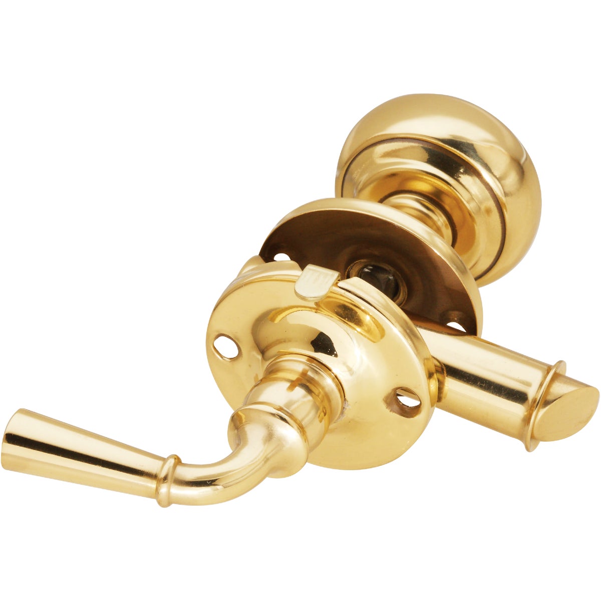 National Hardware Polished Brass Storm Door Knob Latch