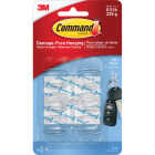 Command Clear Mini Hooks, 6 Hooks, 8 Strips Image 2