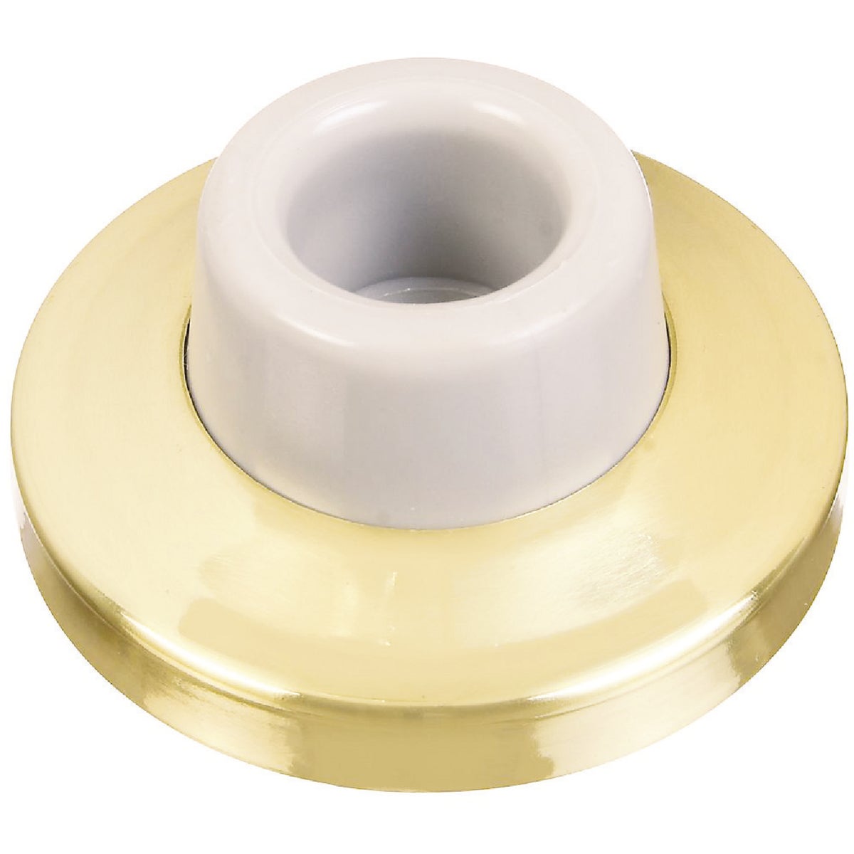 National Hardware Brass Wall Door Stop Image 1