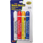 Hy-Ko Red/Blue/White/Yellow Window Marker (4-Pack) Image 1
