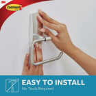 Command Bath Satin Nickel Adhesive Toilet Paper Holder, 2 Strips Image 4