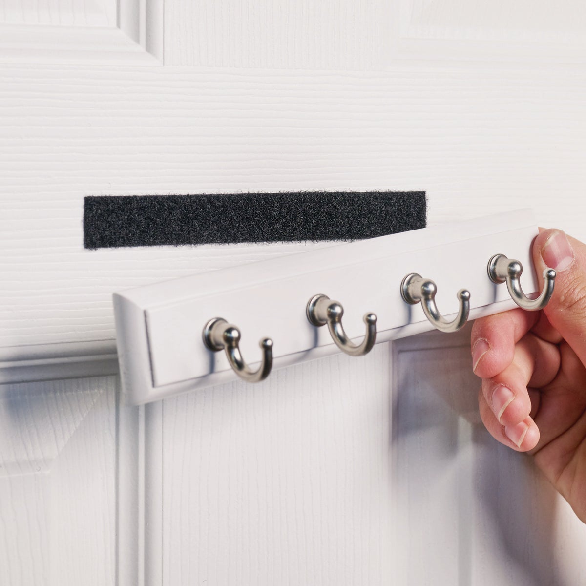 Wrap-It Storage Stick 'Em 3/4 In. x 15 Ft. Black Hook & Loop Roll Image 3