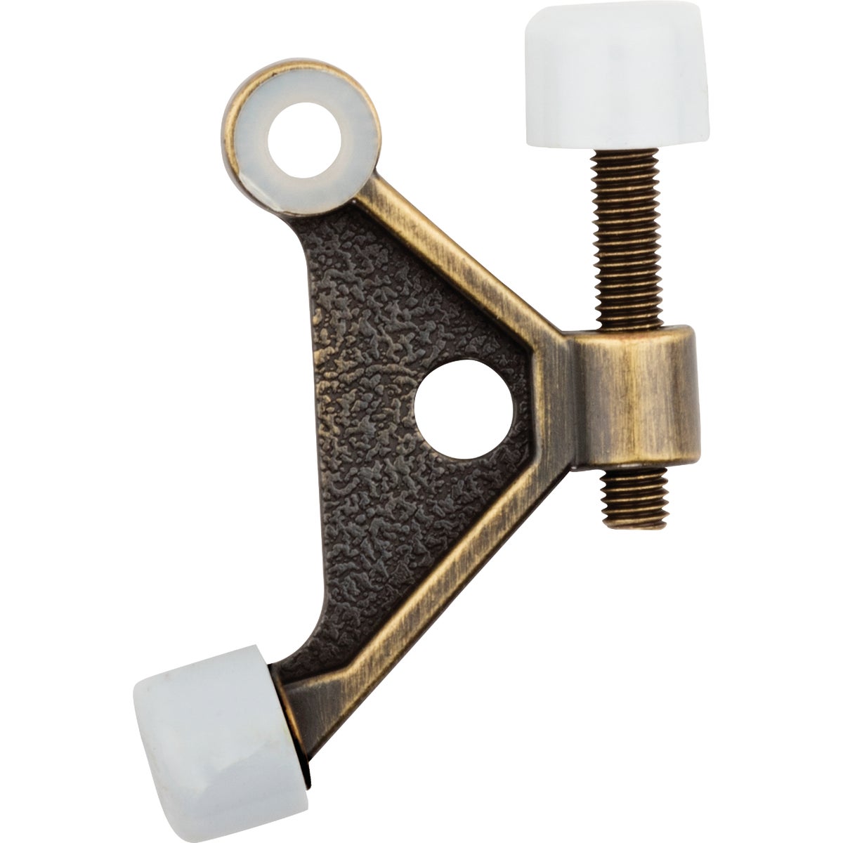 National Hardware Antique Brass Zinc Hinge Pin Door Stop
