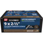 Grip-Rite DeckForce 2-1/2 In. Composite Acacia Deck Screw (1 Lb.) Image 1