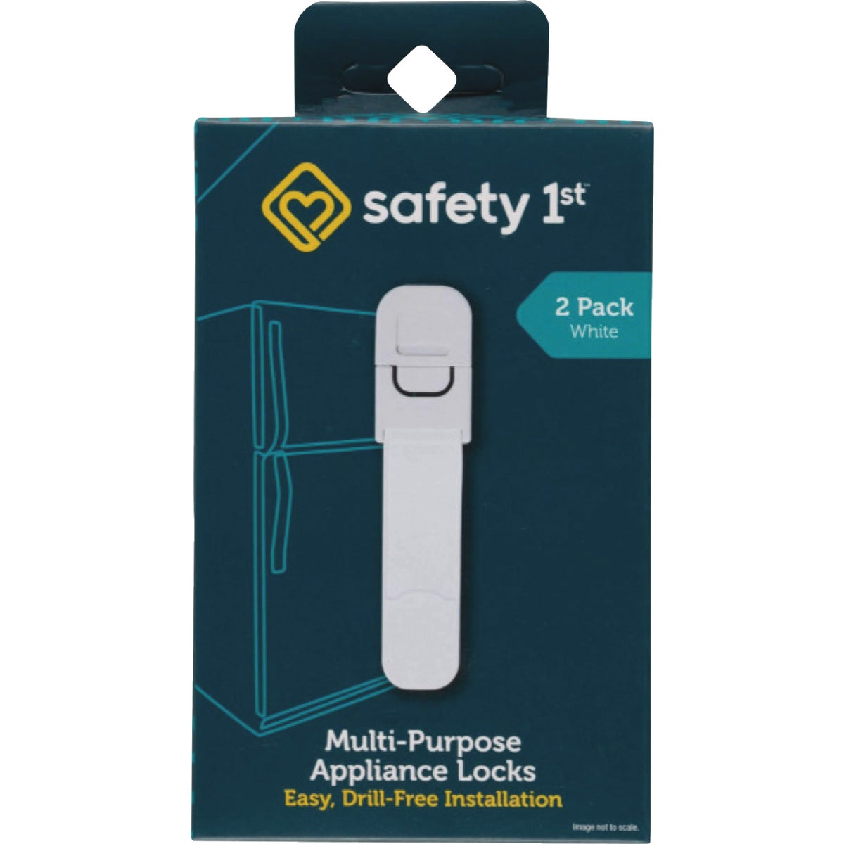 Safety 1st Multi-Purpose White Appliance Lock (2-Pack)