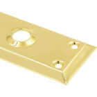 Defender Security Brass Keyed Mortise Entry Lock Set With Glass Knob Image 5