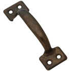 National Hardware 4 In. Antique Brass Window Sash Lift Image 1