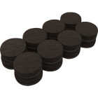 Super Sliders Gorilla Glue 3/4 In. Round Brown Felt Furniture Pads (16-Piece) Image 2