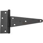 National Hardware V286 8 In. Black Heavy-Duty Tee Hinge (2-Pack) Image 1