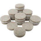 Super Sliders 3/4 In. Round Beige Felt Furniture Pads (20-Piece) Image 2
