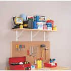 Knape & Vogt 208 Series 12 In. D. x 8 In. H. White Super Duty L-Bracket Image 2