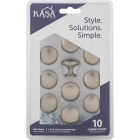 KasaWare 1-3/16 In. Dia. Satin Nickel Cabinet Knob (10-Pack) Image 2