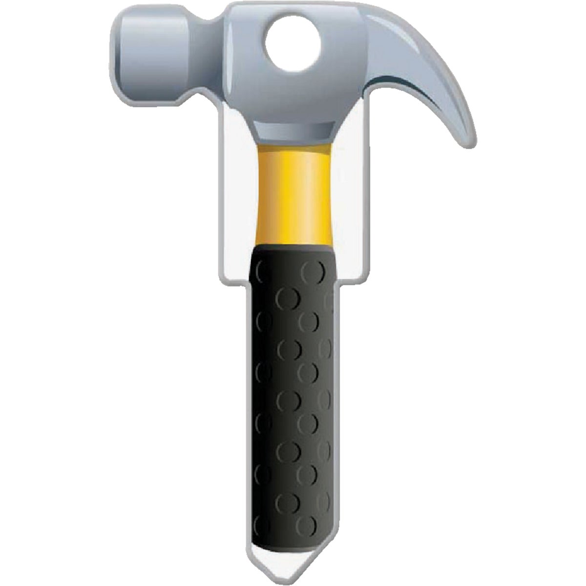 Lucky Line Hammer Design Decorative House Key, KW11 