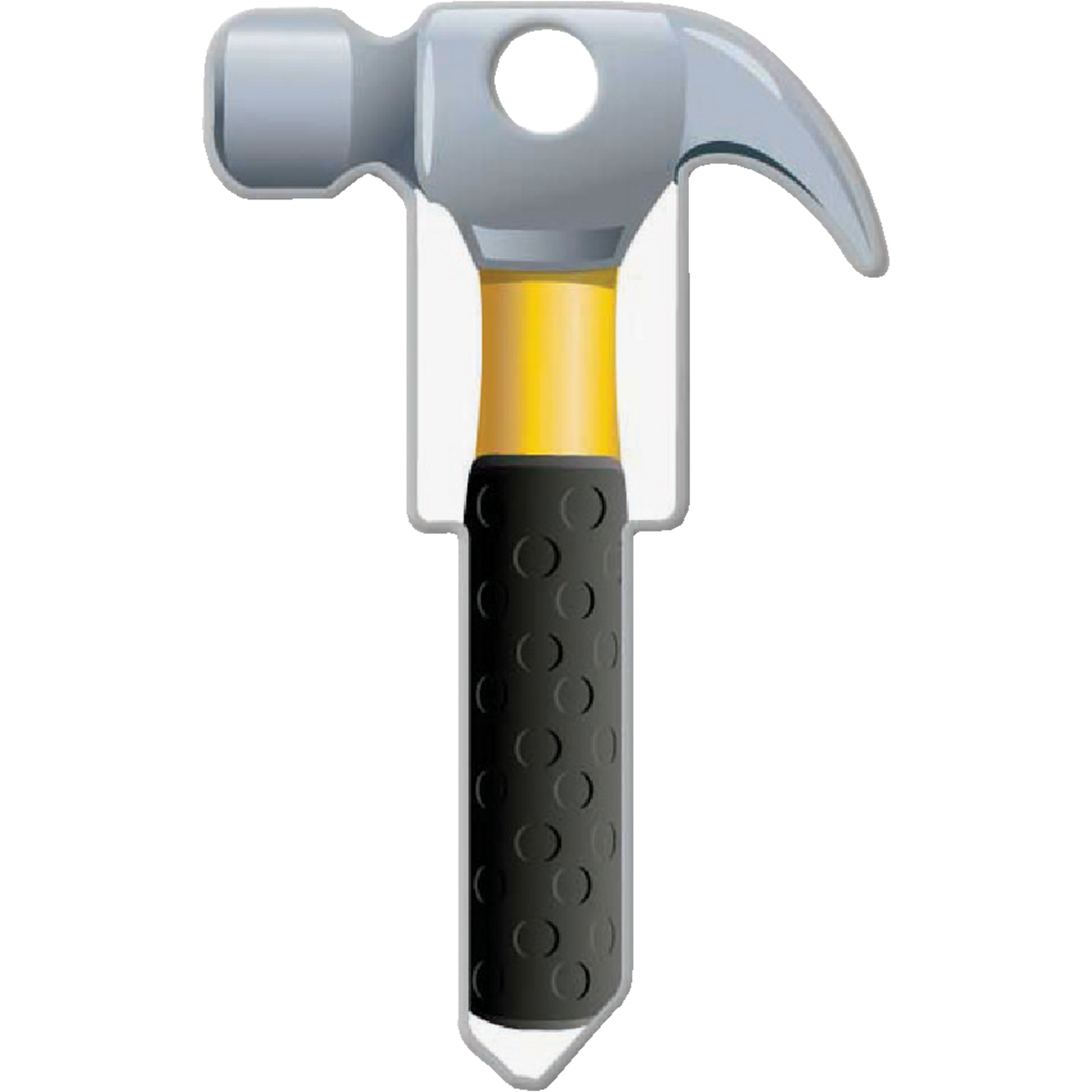 Lucky Line Hammer Design Decorative House Key, SC1 
