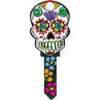 Lucky Line Skull Design Decorative House Key, SC1 Image 1