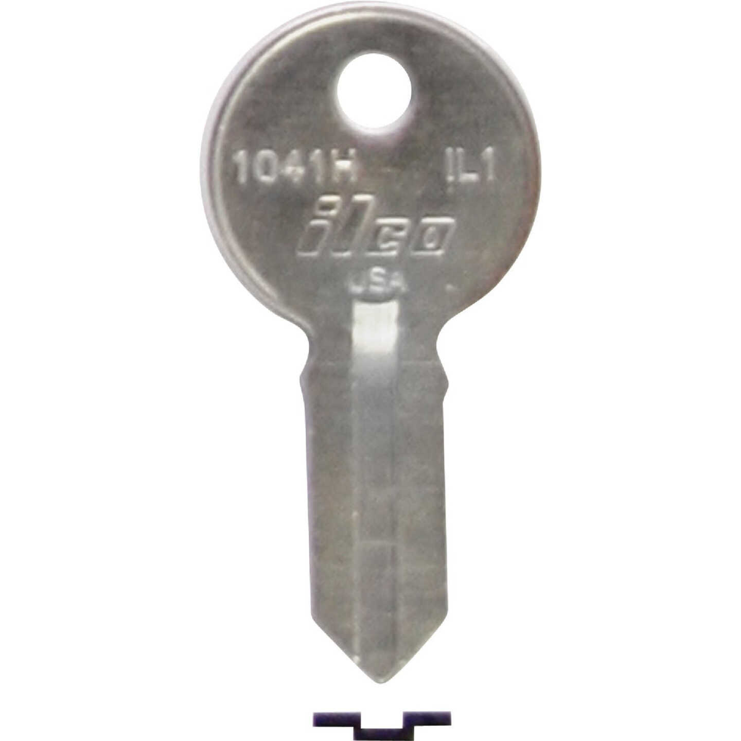 ILCO Illinois Nickel Plated File Cabinet Key IL1 / 1041H (10-Pack) Image 1