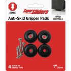 Super Sliders 1 In. Anti-Skid Screw-On Beige Furniture Pad (4-Piece) Image 1