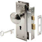 Defender Security Satin Nickel Keyed Mortise Entry Lock Set Image 1
