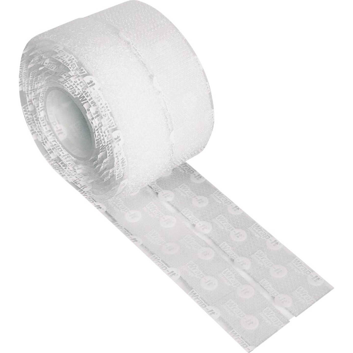 Wrap-It Storage Stick 'Em 3/4 In. x 5 Ft. White Hook & Loop Roll Image 1
