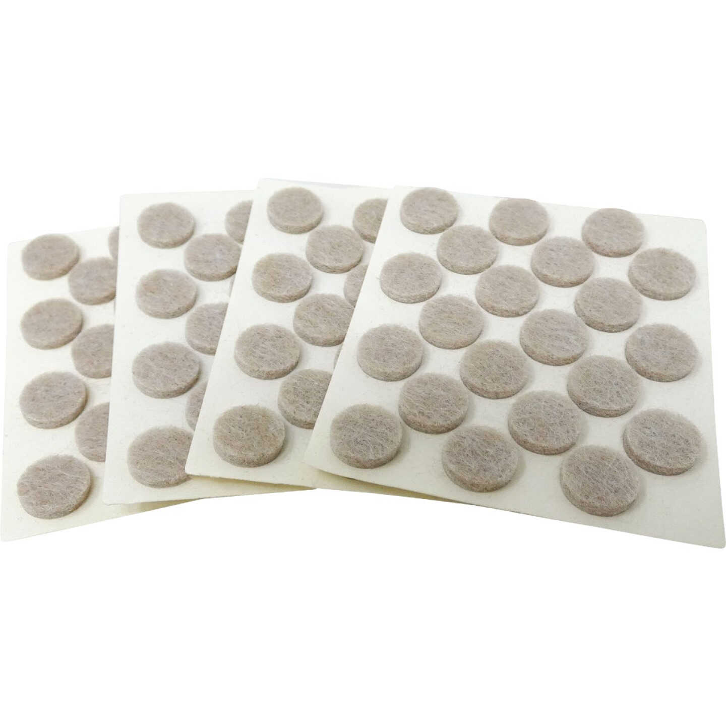 Super Sliders 3/8 In. Round Beige Felt Furniture Pad (84-Piece) Image 2