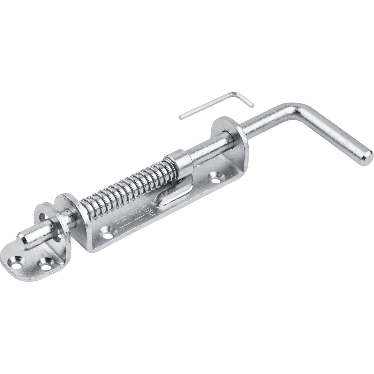National Hardware Zinc Spring Loaded Heavy Duty Sliding Bolt Image 1