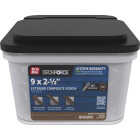 Grip-Rite DeckForce 2-1/2 In. Composite Acacia Deck Screw (10BK) Image 1