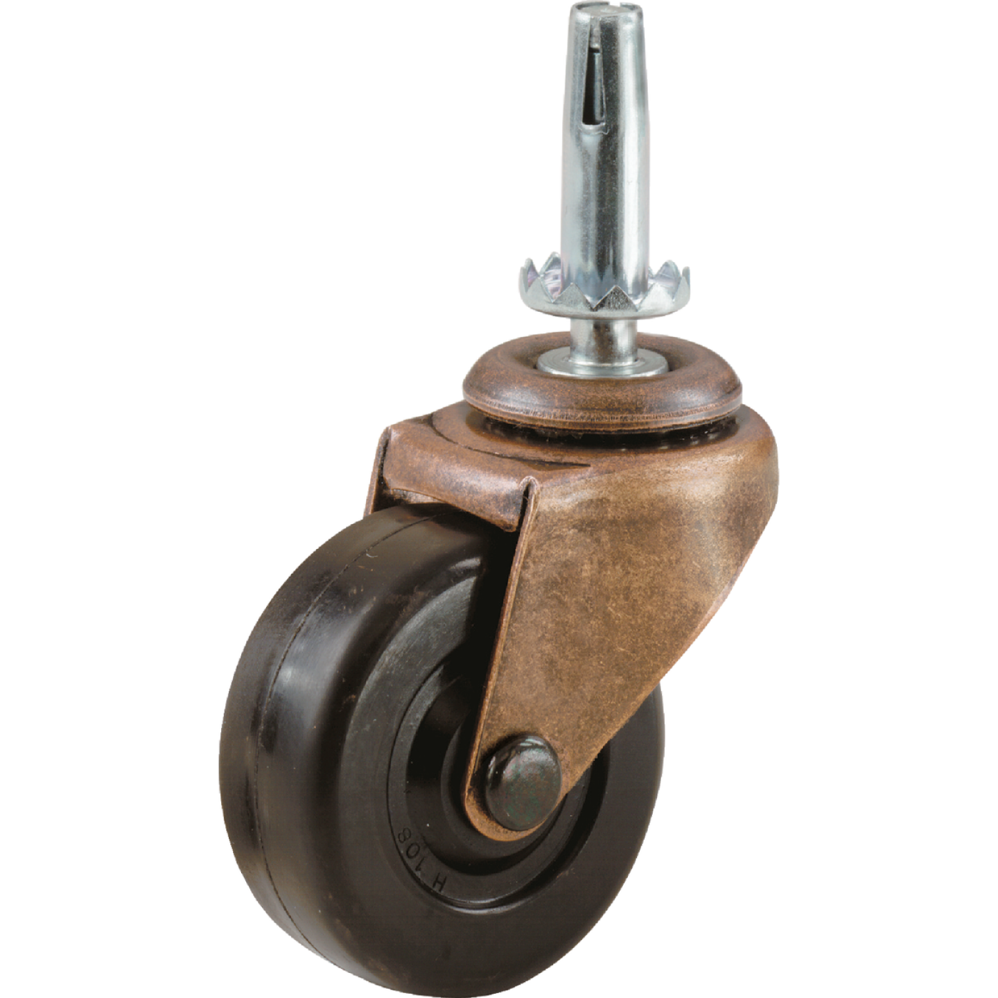 Do it 2 In. Medium-Duty Soft Rubber Swivel Stem Caster (2-Pack) Image 1