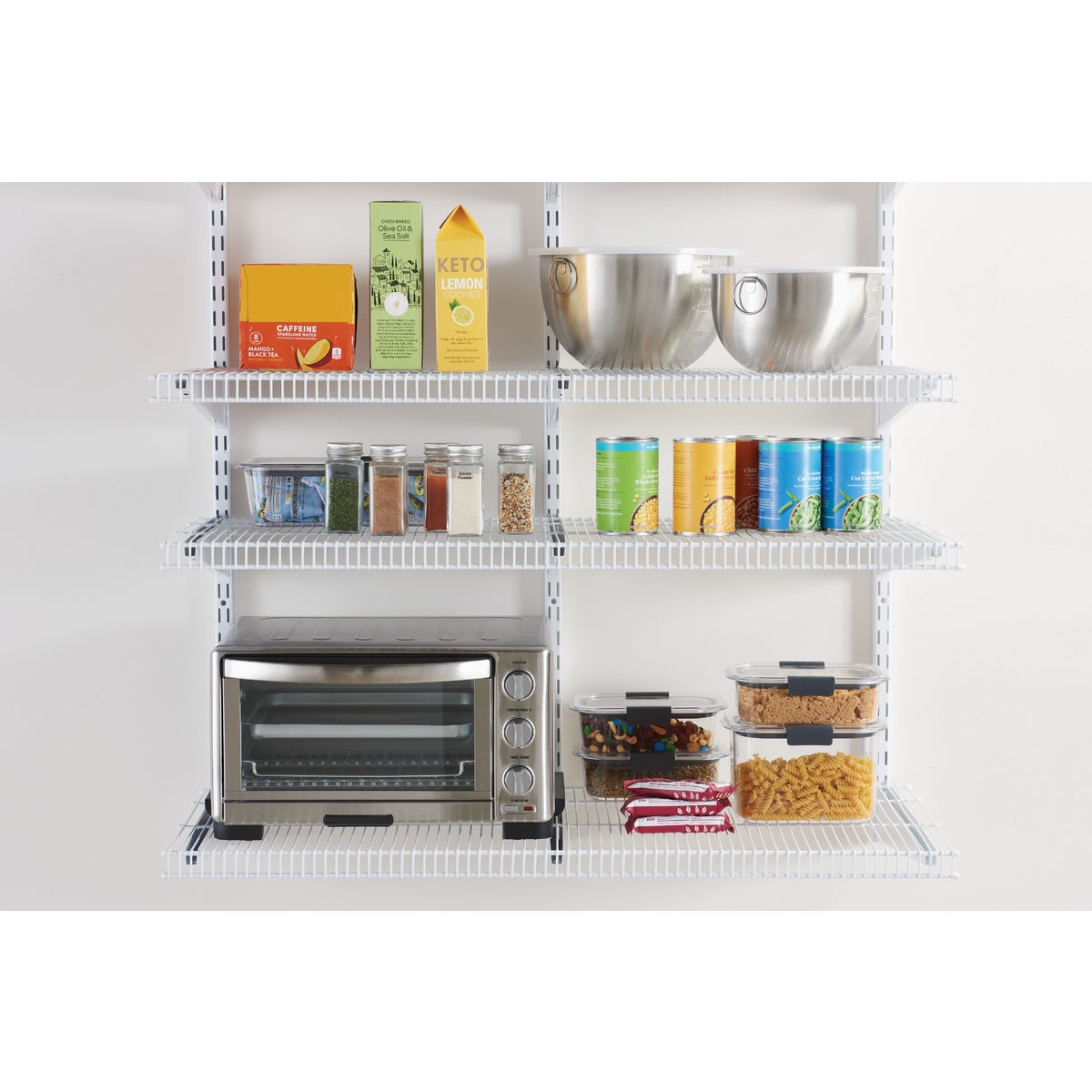 Rubbermaid 36 In. 3-Shelf Pantry Kit Image 2
