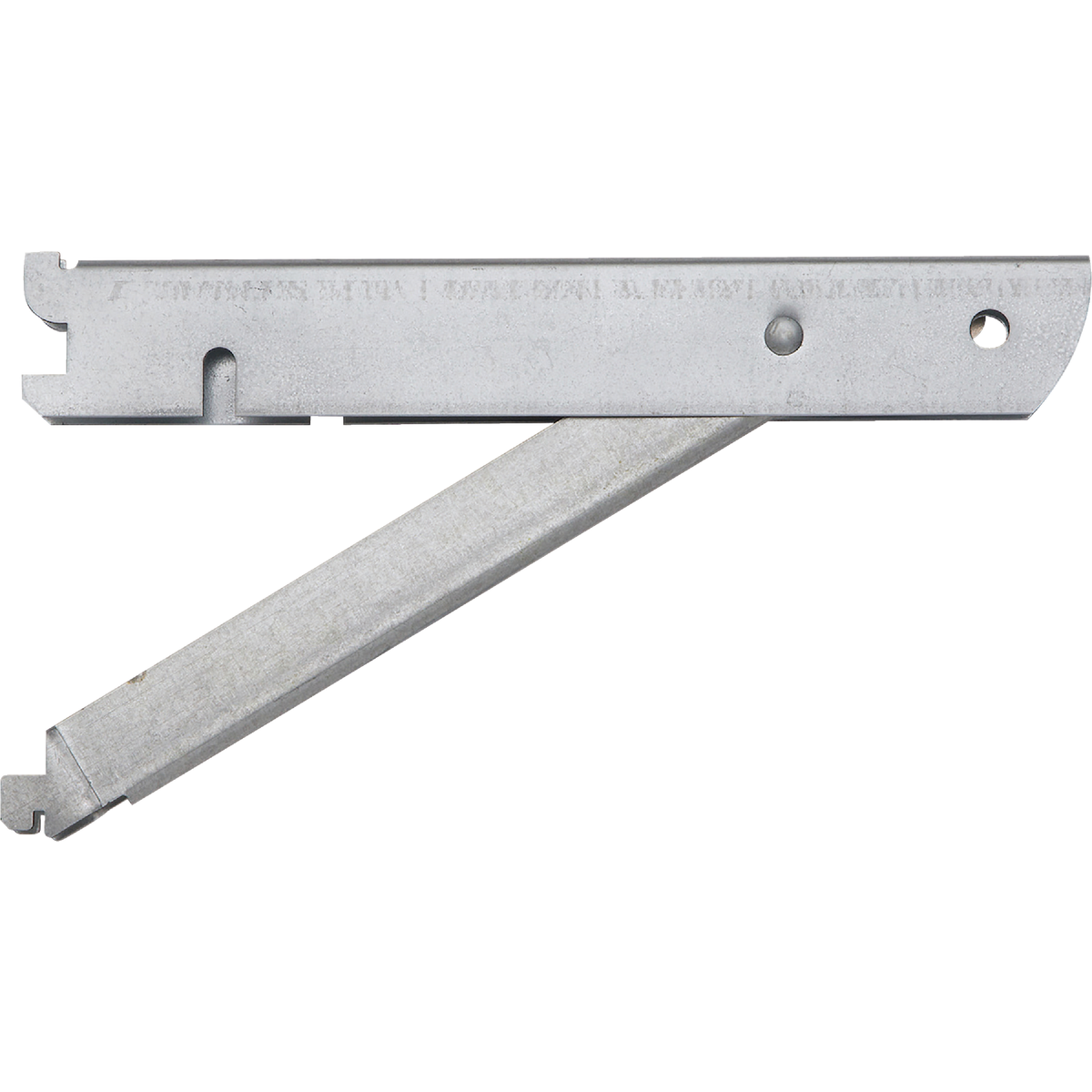 John Sterling Fast-Mount 10 In. Galvanized Steel Supported Shelf Bracket Image 1