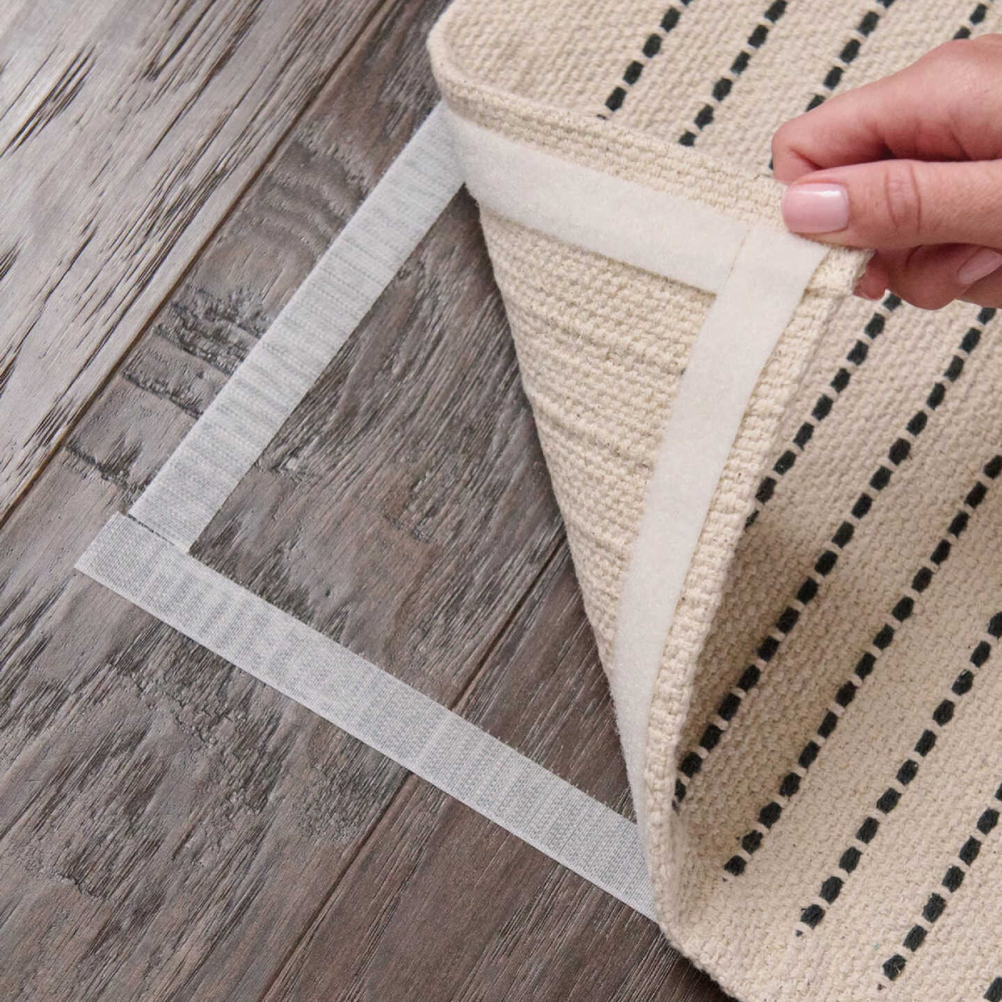 Wrap-It Storage Stick 'Em 3/4 In. x 15 Ft. White Hook & Loop Roll Image 4