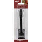 National Hardware 5 In. Matte Black Kickdown Door Stop Image 2