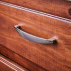 Elements Belfast 5-9/16 Overall Length Polished Chrome Asymmetrical Cabinet Pull Image 2