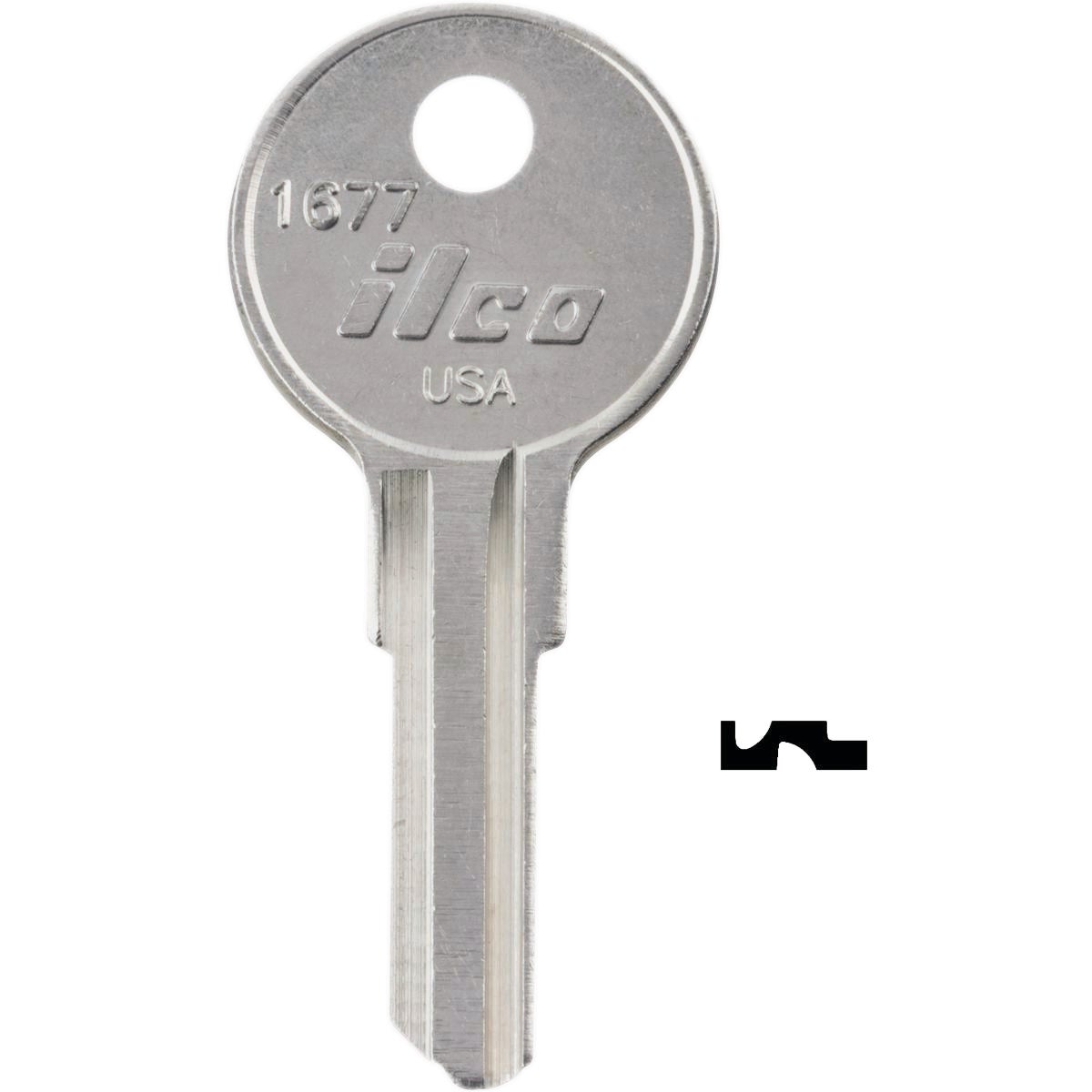 ILCO 1677 E-Z-Go Key Blank (10-Pack)