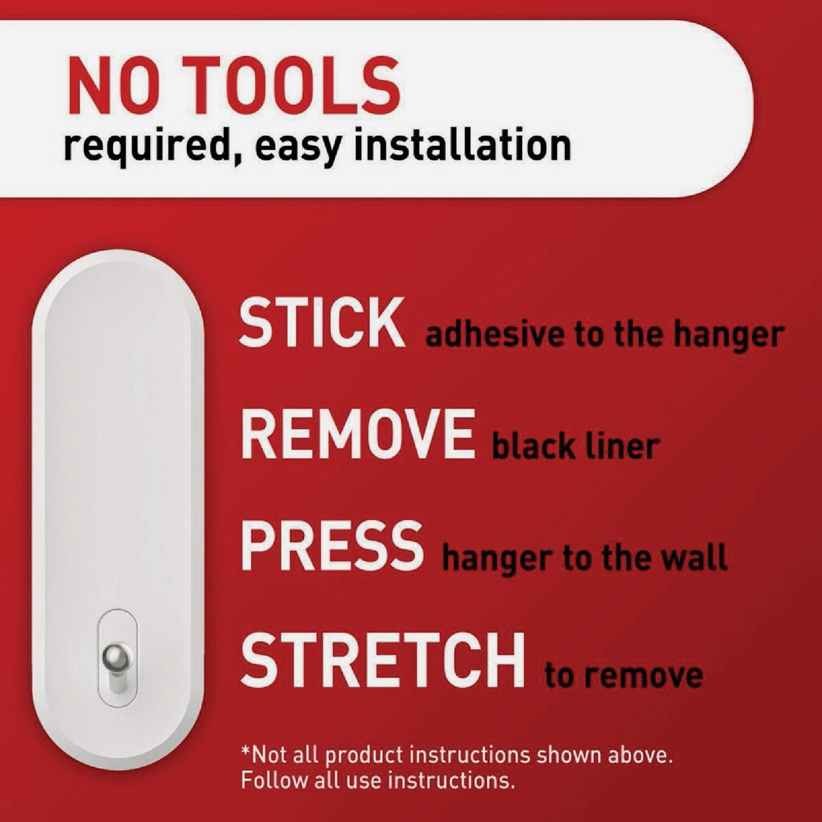 Command Medium Wire Hook Value Pack, White, 7 Hooks, 12 Strips Image 3