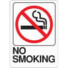Hy-Ko Deco Series Heavy-Duty Plastic Sign, No Smoking Image 1