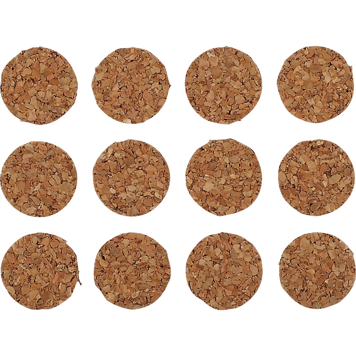 Super Sliders 1/2 In. Bumpers Round Cork Furniture Pads (24-Piece) Image 2